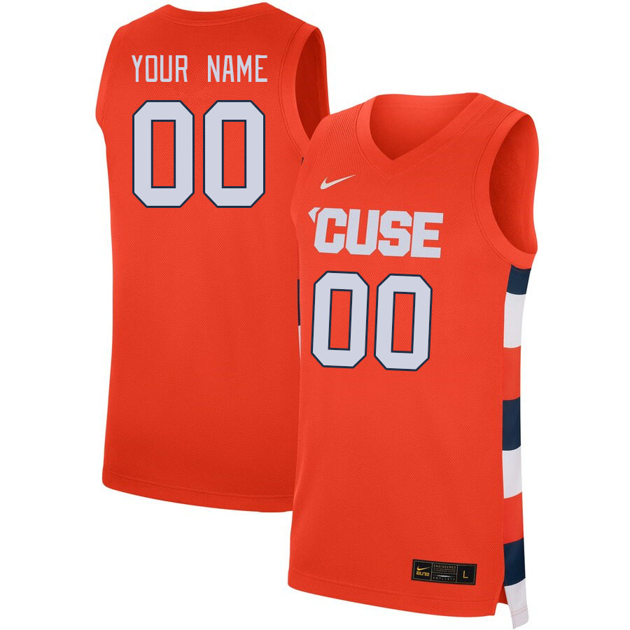 Custom Syracuse Orange Name And Number College Basketball Jersey Stitched-Orange
